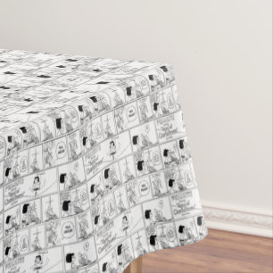 Marcie & Peppermint Patty In The Classroom Tablecloth