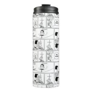 Marcie & Peppermint Patty In The Classroom Thermal Tumbler