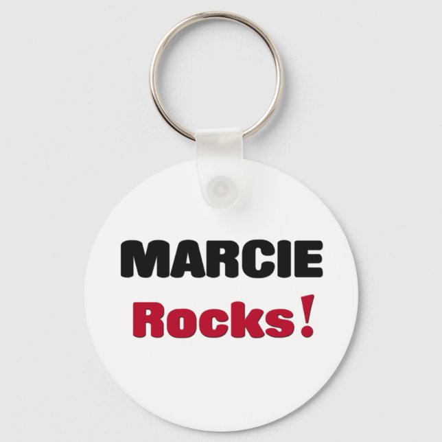 Marcie Rocks Key Ring (Front)