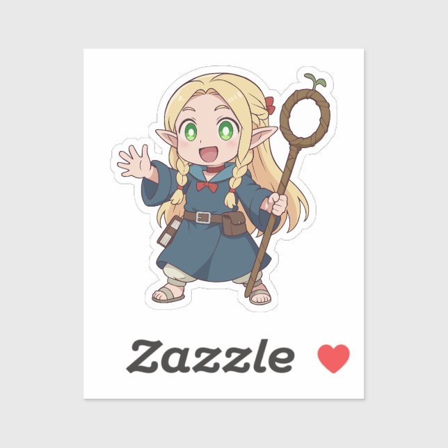 Marcille Chibi Elf Mage (Sheet)