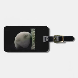 MarCO CubeSat Alien Mars Farewell Luggage Tag