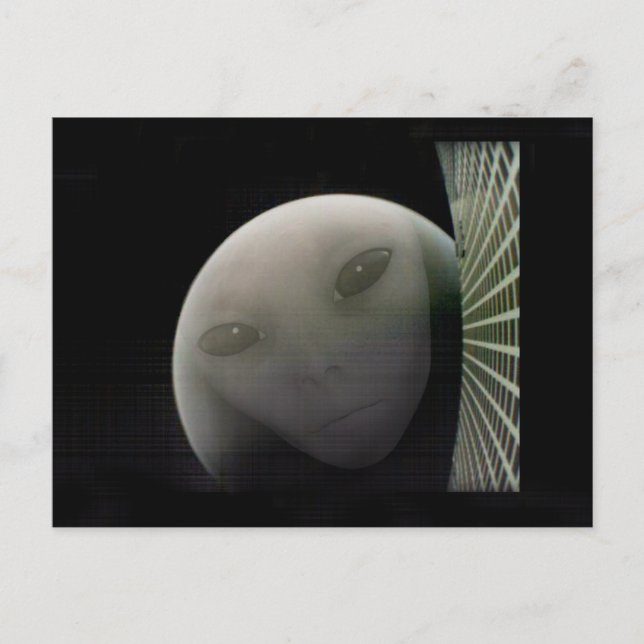 MarCO CubeSat Alien Mars Farewell Postcard (Front)