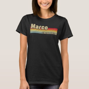 Marco Gift Name Personalized Birthday Funny Christ T-Shirt