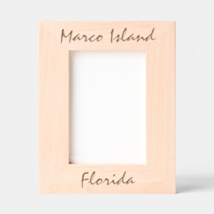 Marco Island, Florida Etched Frames