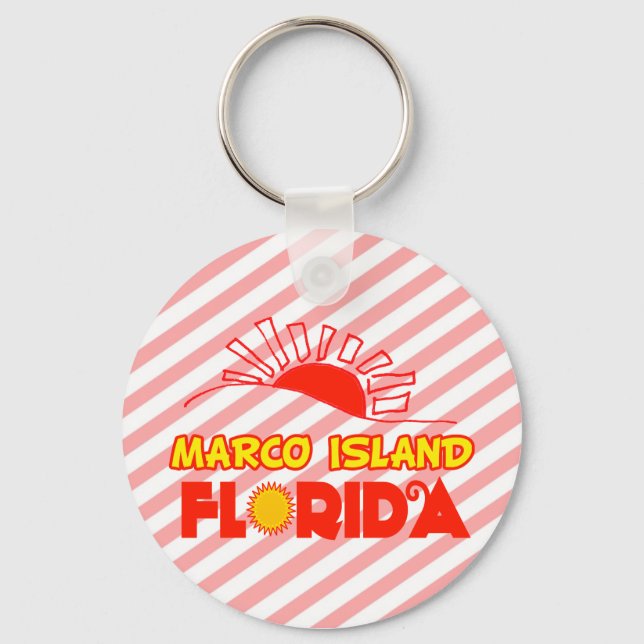 Marco Island, Florida Key Ring (Front)