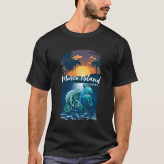 Marco Island Florida Manatee Gifts For Men Women K T-Shirt