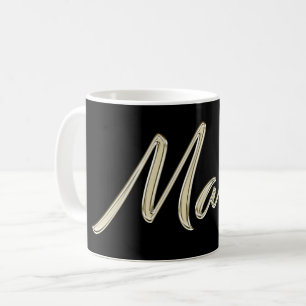 Marco Name whitegold Tasse Teetasse Kaffetasse Coffee Mug