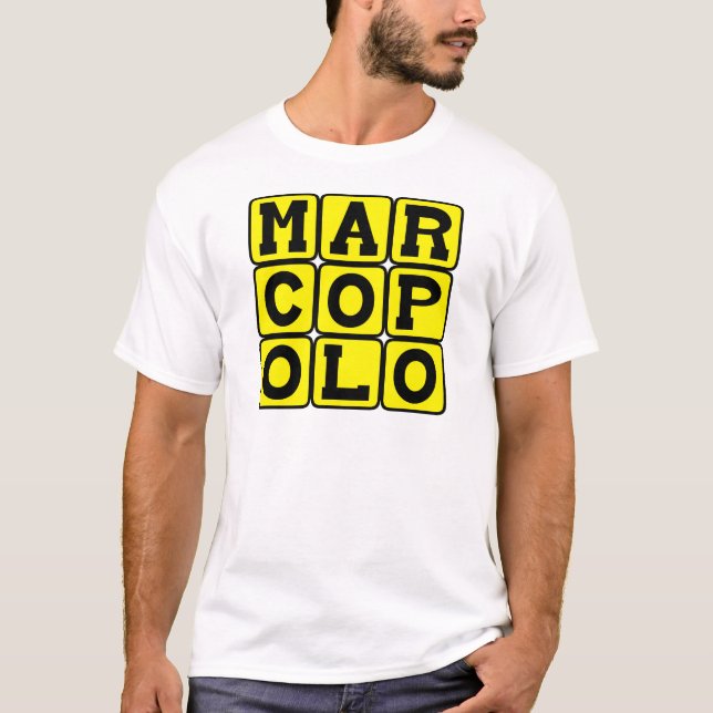 Marco Polo, Italian Explorer T-Shirt (Front)