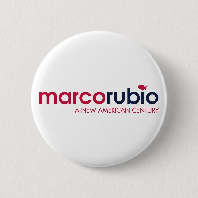 Marco Rubio 2016 Campaign Button - 2.25" Round (Front)