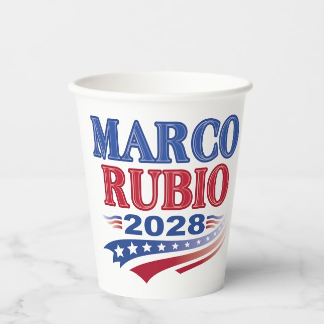 Marco Rubio 2028 (3st) Paper Cups (Front)
