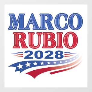 Marco Rubio 2028 (3st) Window Cling