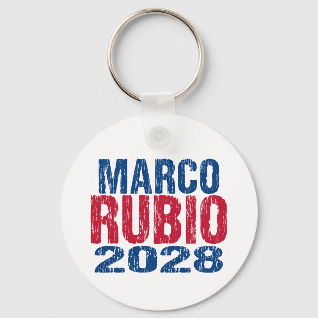 Marco Rubio 2028 (dis) Key Ring (Front)