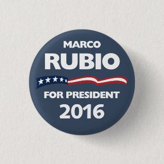 Marco Rubio for president 2016 3 Cm Round Badge