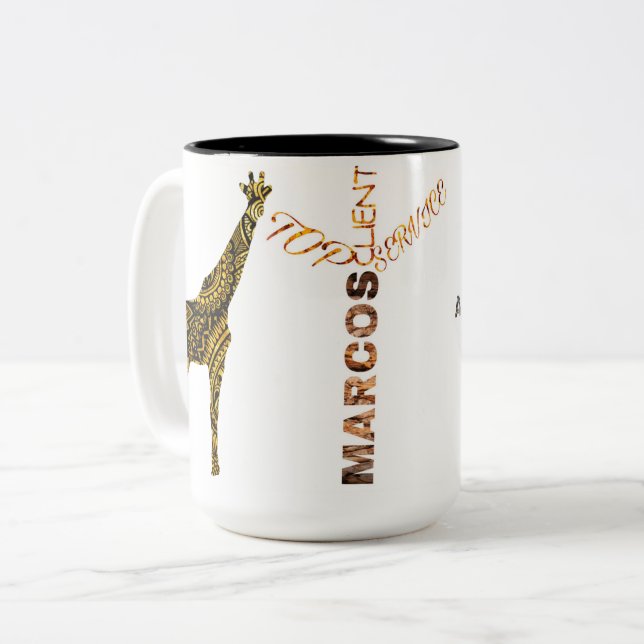 Marcos Two-Tone Coffee Mug (Front Left)