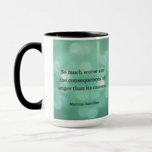 Marcus Aurelius: Conquer Anger, Find Inner Peace Mug