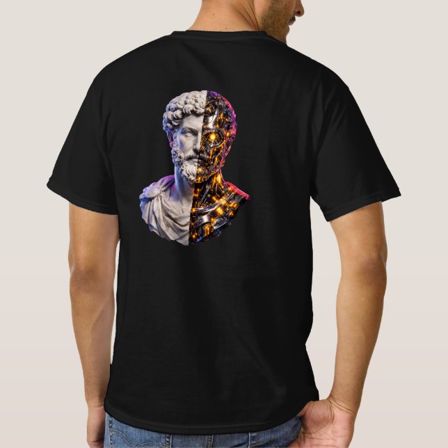 Marcus Aurelius Cyberpunk Tee (Back)