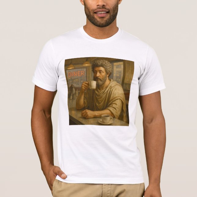 Marcus Aurelius Diner T-Shirt (Front)