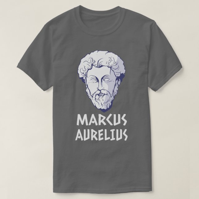 Marcus Aurelius Marcus Roman Emperor Philosopher T-Shirt (Design Front)