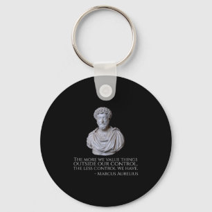 Marcus Aurelius - Motivational Stoicism Philosophy Key Ring