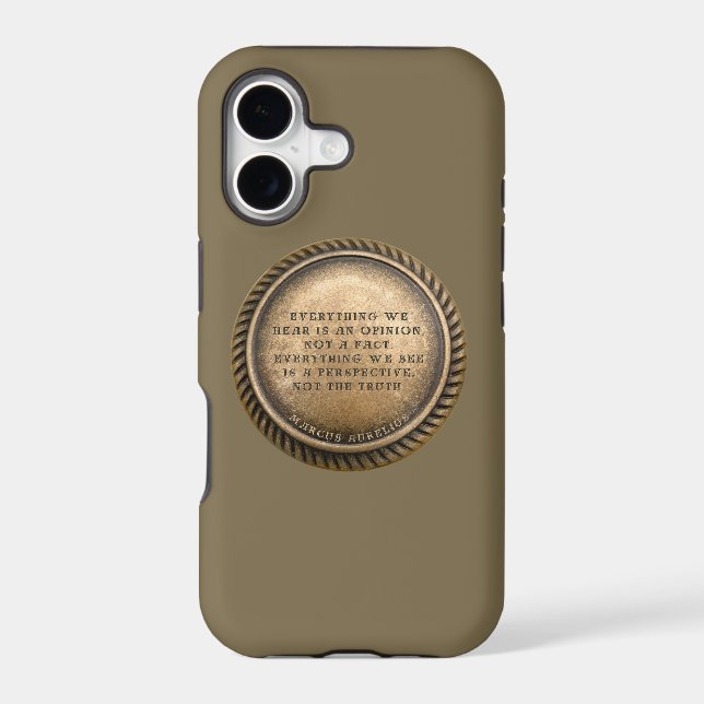 Marcus Aurelius Quote Opinionated Coin (Back)