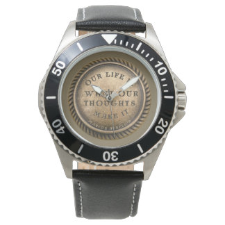 Marcus Aurelius Quote Our Life is what our .... Watch