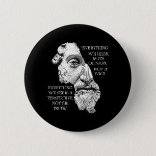 Marcus Aurelius Stoic Philosophy Novel Philosopher 6 Cm Round Badge