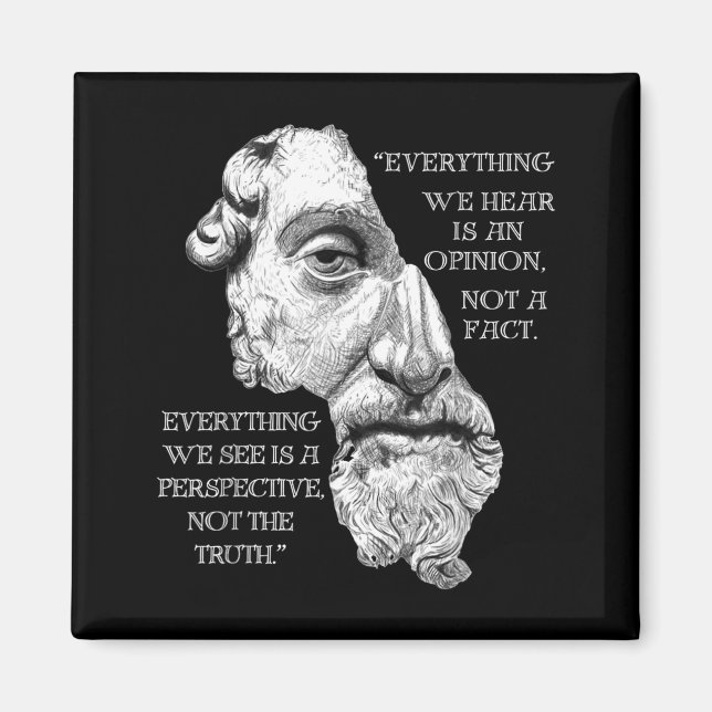 Marcus Aurelius Stoic Philosophy Novel Philosopher Magnet (Front)