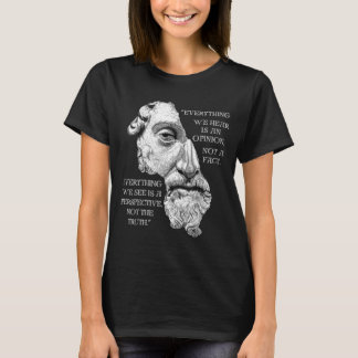 Marcus Aurelius Stoic Philosophy Novel Philosopher T-Shirt