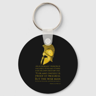 Marcus Aurelius Stoic Philosophy Quote - Roman Sto Key Ring