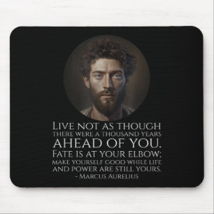 Marcus Aurelius Stoicism - Roman Stoic Philosophy  Mouse Mat