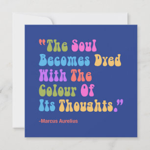 Marcus Aurelius Thoughts Colour Our Soul