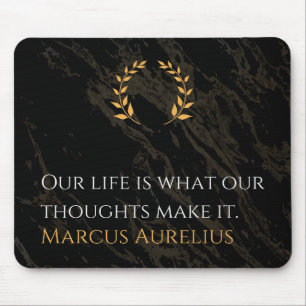 Marcus Aurelius's Truth: Shaping Life Mouse Mat