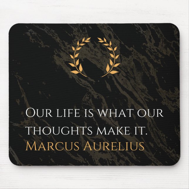 Marcus Aurelius's Truth: Shaping Life Mouse Mat (Front)