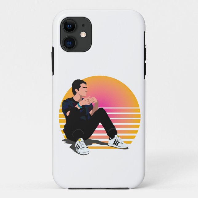 Marcus Baker retro vibe 90s  Case-Mate iPhone Case (Back)