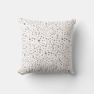 Marcus Confetti Watercolor Dots Throw Pillow