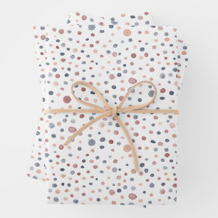 Marcus Confetti Watercolor Dots Wrapping Paper
