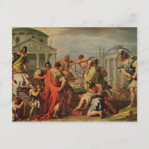 Marcus Furius Camillus  and Brennus Postcard