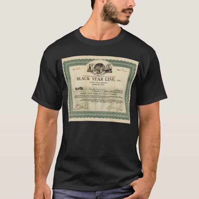 MARCUS GARVEY  BLACK STAR T-Shirt (Front)