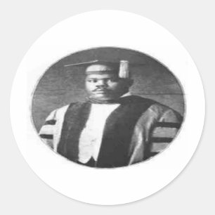marcus garvey classic round sticker