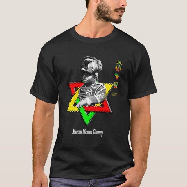 Marcus Mosiah Garvey -Jamaican National Hero Inspi T-Shirt (Front)
