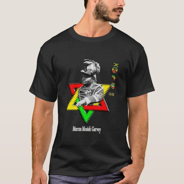Marcus Mosiah Garvey Jamaican national hero Inspir T-Shirt (Front)