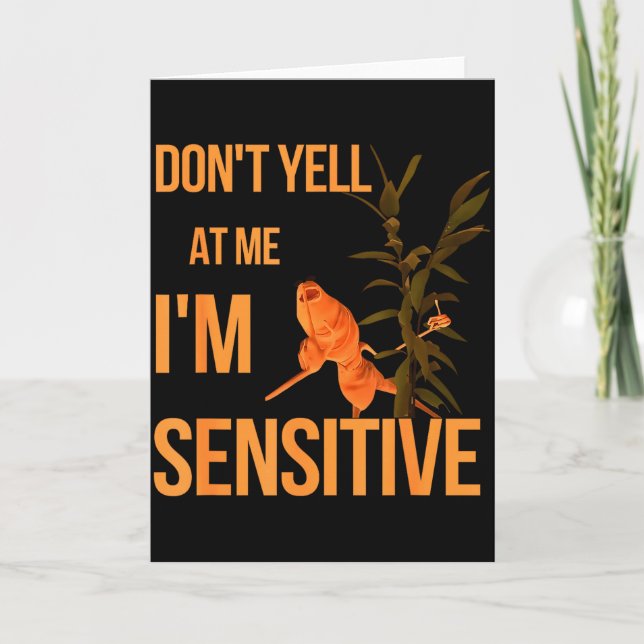Marcus The Worm Don’t Yell At Me I’m Sensitive Mem Card (Front)