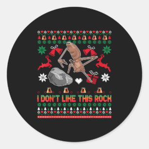 Marcus The Worm I Don't Like This Rock  Classic Round Sticker