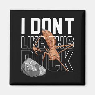 Marcus The Worm I Don't Like This Rock Funny Meme Magnet