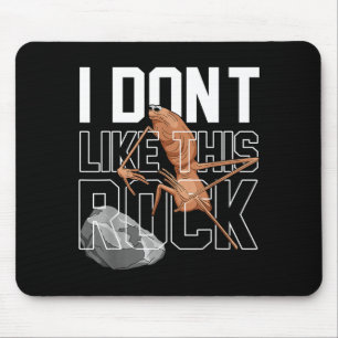 Marcus The Worm I Don't Like This Rock Funny Meme Mouse Mat