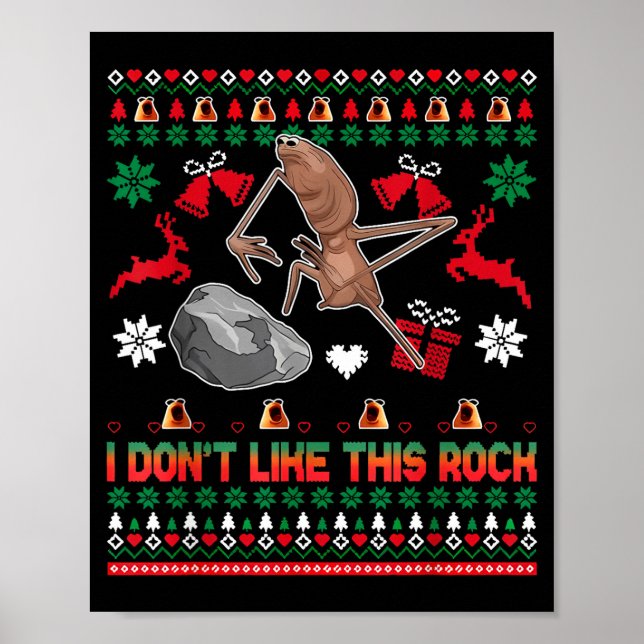 Marcus The Worm I Don't Like This Rock  Poster (Front)