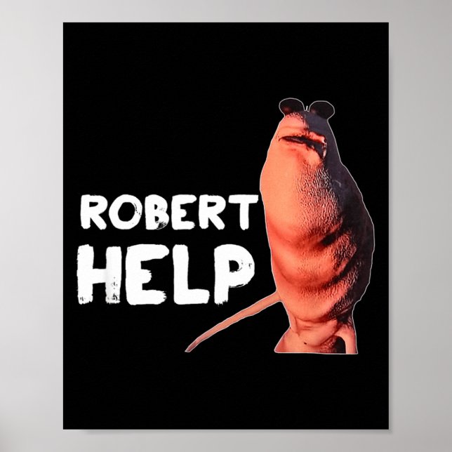 Marcus The Worm Meme Funny Graphics Vrchat Robert  Poster (Front)