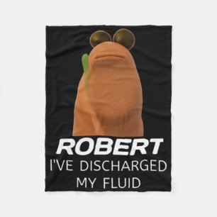 Marcus The Worm Robert I’ve Discharged My Fluid Ga Fleece Blanket