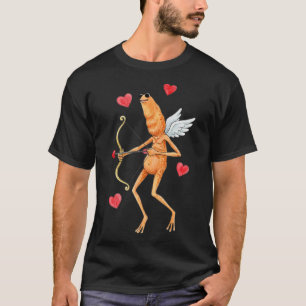 Marcus The Worm Valentine Cupid Meme Design T-Shirt