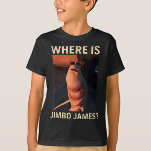 Marcus The Worm Where Is Jimbo James Funny Meme T-Shirt
